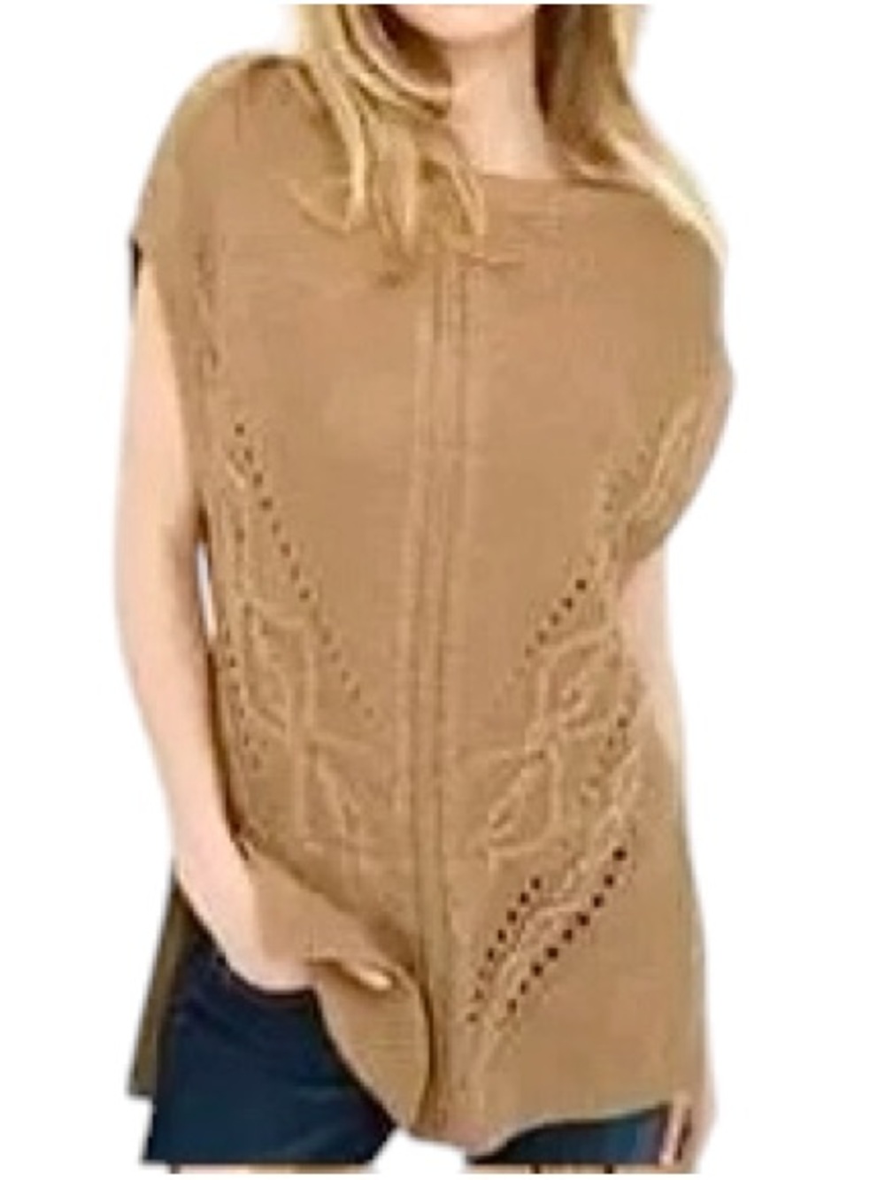 WHBM sleeveless tunic sweater